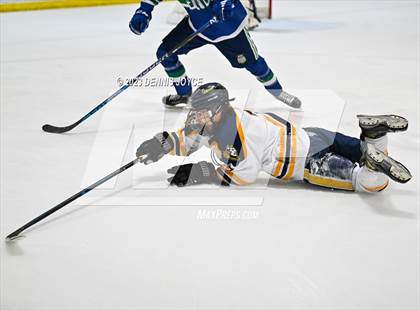 Thumbnail 3 in Batavia Notre Dame at Victor (NYSPHAA Section V Class A Semifinals) photogallery.