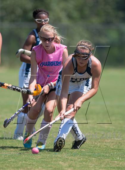 Thumbnail 2 in Cary Academy vs. Forsyth Country Day (Play for the Cure Tournament) photogallery.