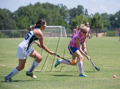 Thumbnail 2 in Cary Academy vs. Forsyth Country Day (Play for the Cure Tournament) photogallery.