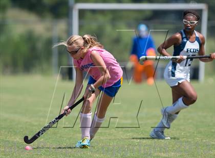 Thumbnail 2 in Cary Academy vs. Forsyth Country Day (Play for the Cure Tournament) photogallery.