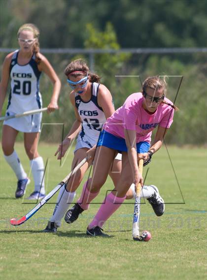Thumbnail 1 in Cary Academy vs. Forsyth Country Day (Play for the Cure Tournament) photogallery.