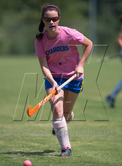 Thumbnail 2 in Cary Academy vs. Forsyth Country Day (Play for the Cure Tournament) photogallery.