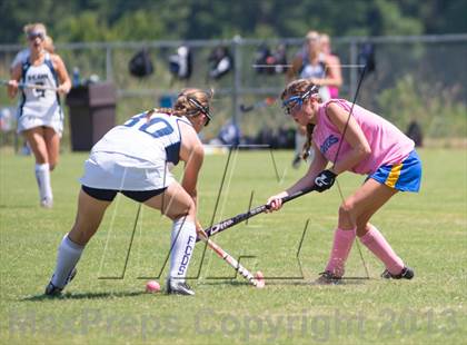 Thumbnail 2 in Cary Academy vs. Forsyth Country Day (Play for the Cure Tournament) photogallery.