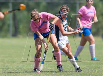 Thumbnail 2 in Cary Academy vs. Forsyth Country Day (Play for the Cure Tournament) photogallery.