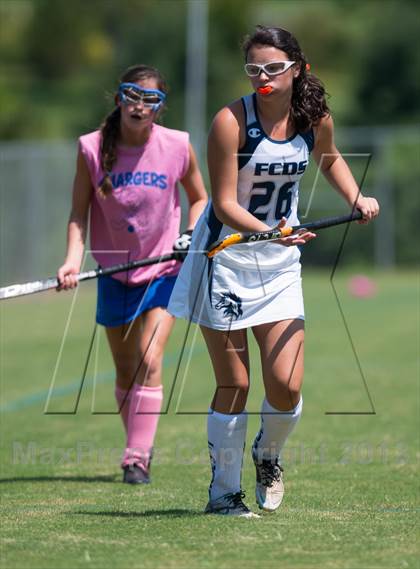 Thumbnail 3 in Cary Academy vs. Forsyth Country Day (Play for the Cure Tournament) photogallery.