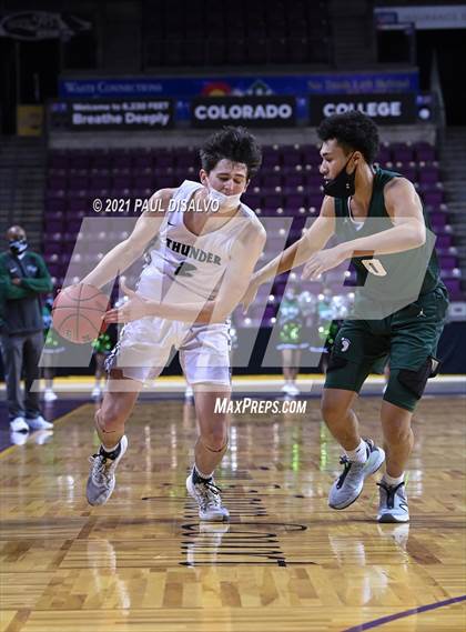 Thumbnail 1 in George Washington vs. ThunderRidge (CHSAA 5A State Final) photogallery.