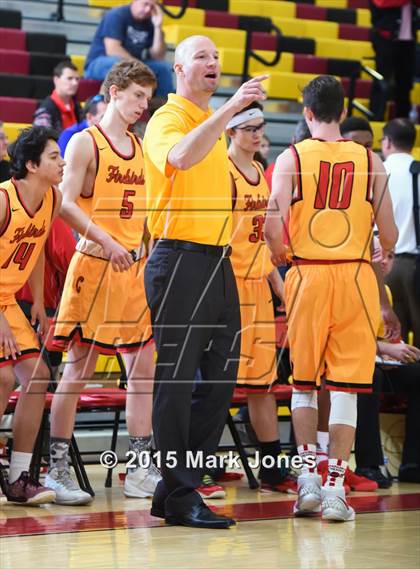 Thumbnail 1 in Salesian College Preparatory vs Chaparral (Hoophall West Invitational) photogallery.