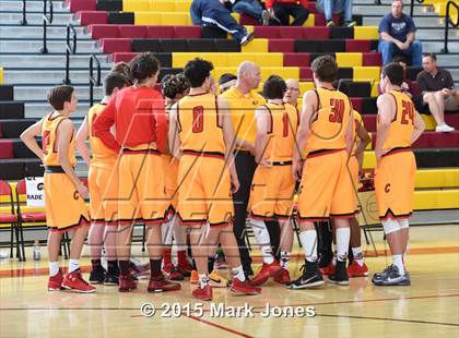 Thumbnail 3 in Salesian College Preparatory vs Chaparral (Hoophall West Invitational) photogallery.