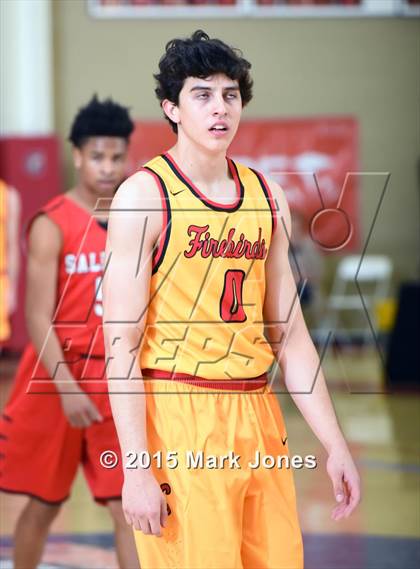 Thumbnail 1 in Salesian College Preparatory vs Chaparral (Hoophall West Invitational) photogallery.