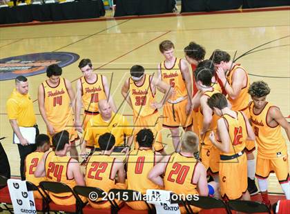 Thumbnail 2 in Salesian College Preparatory vs Chaparral (Hoophall West Invitational) photogallery.