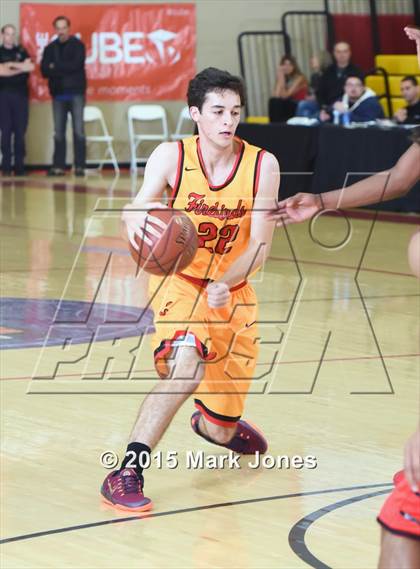 Thumbnail 3 in Salesian College Preparatory vs Chaparral (Hoophall West Invitational) photogallery.
