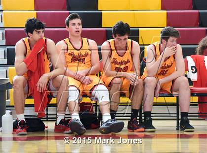 Thumbnail 1 in Salesian College Preparatory vs Chaparral (Hoophall West Invitational) photogallery.
