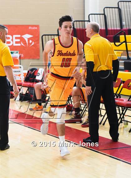Thumbnail 3 in Salesian College Preparatory vs Chaparral (Hoophall West Invitational) photogallery.