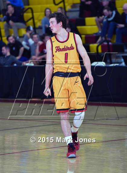 Thumbnail 1 in Salesian College Preparatory vs Chaparral (Hoophall West Invitational) photogallery.