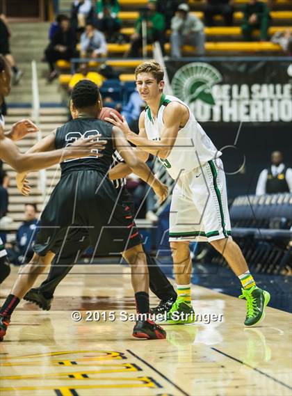 Thumbnail 1 in Salesian College Preparatory vs. St. Mary's (MaxPreps MLK Classic) photogallery.