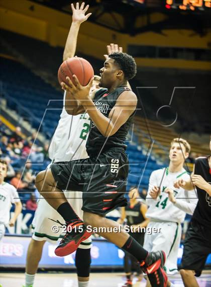 Thumbnail 3 in Salesian College Preparatory vs. St. Mary's (MaxPreps MLK Classic) photogallery.