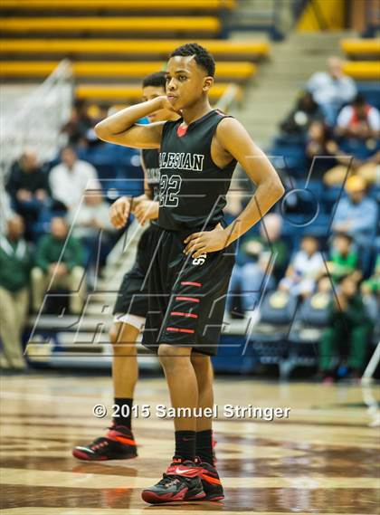 Thumbnail 1 in Salesian College Preparatory vs. St. Mary's (MaxPreps MLK Classic) photogallery.