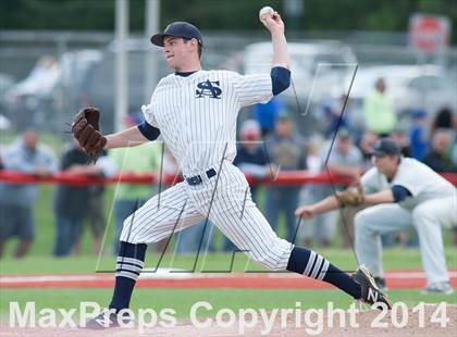 Thumbnail 2 in St. Augustine Prep vs Pennsville (Diamond Classic Final) photogallery.