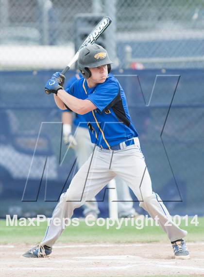Thumbnail 2 in St. Augustine Prep vs Pennsville (Diamond Classic Final) photogallery.