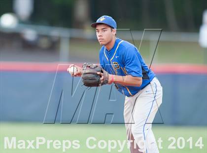 Thumbnail 3 in St. Augustine Prep vs Pennsville (Diamond Classic Final) photogallery.