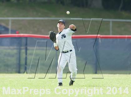 Thumbnail 3 in St. Augustine Prep vs Pennsville (Diamond Classic Final) photogallery.