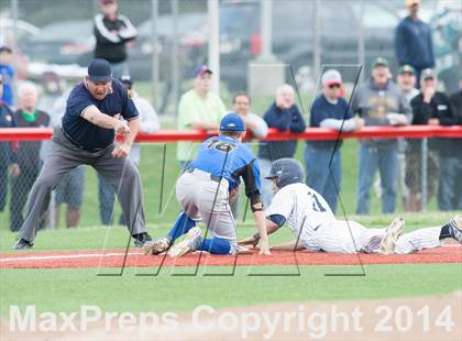 Thumbnail 2 in St. Augustine Prep vs Pennsville (Diamond Classic Final) photogallery.