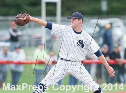 Thumbnail 2 in St. Augustine Prep vs Pennsville (Diamond Classic Final) photogallery.