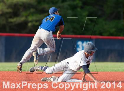 Thumbnail 2 in St. Augustine Prep vs Pennsville (Diamond Classic Final) photogallery.