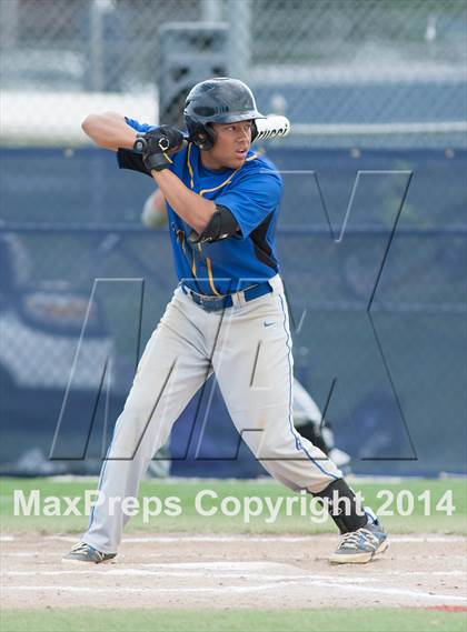 Thumbnail 2 in St. Augustine Prep vs Pennsville (Diamond Classic Final) photogallery.