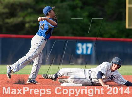 Thumbnail 3 in St. Augustine Prep vs Pennsville (Diamond Classic Final) photogallery.