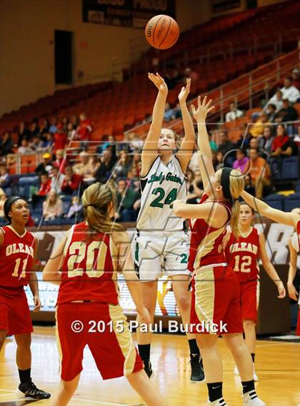 Thumbnail 2 in Olean vs Allegany-Limestone (IAABO Holiday Tournament Championship) photogallery.