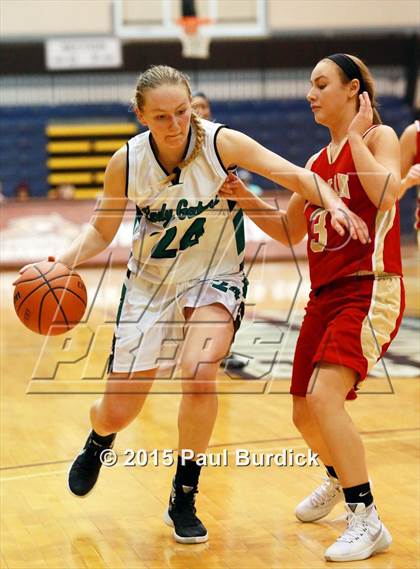 Thumbnail 2 in Olean vs Allegany-Limestone (IAABO Holiday Tournament Championship) photogallery.