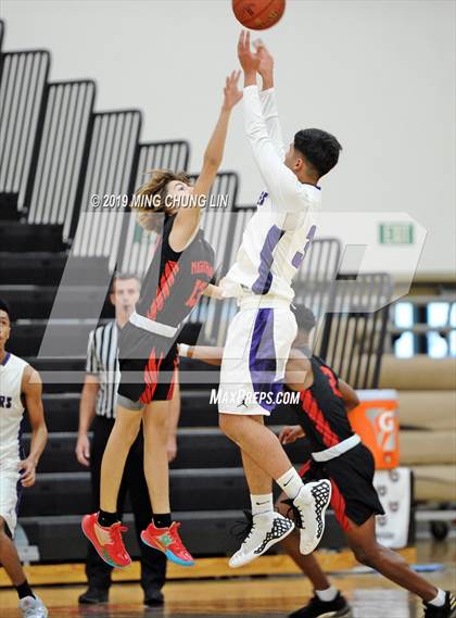 Thumbnail 2 in Murrieta Valley vs. Santiago (Tustin Holiday Classic) photogallery.