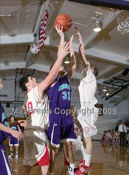 Thumbnail 3 in Loudon County vs Knoxville Home School Ambassadors (Oliver Springs Bobcat Thanksgiving Classic) photogallery.