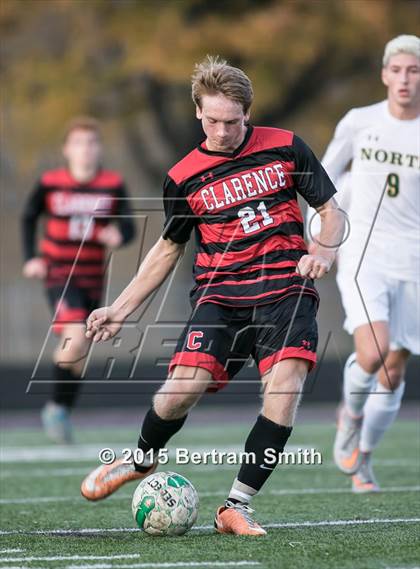Thumbnail 3 in Clarence @ Williamsville North (Section 6 Class AA Semifinal) photogallery.
