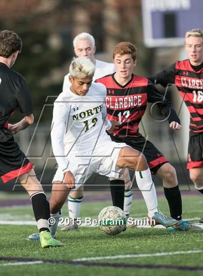 Thumbnail 2 in Clarence @ Williamsville North (Section 6 Class AA Semifinal) photogallery.