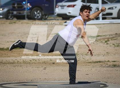 Thumbnail 1 in Highland vs Littlerock vs Eastside (Shot Put) photogallery.