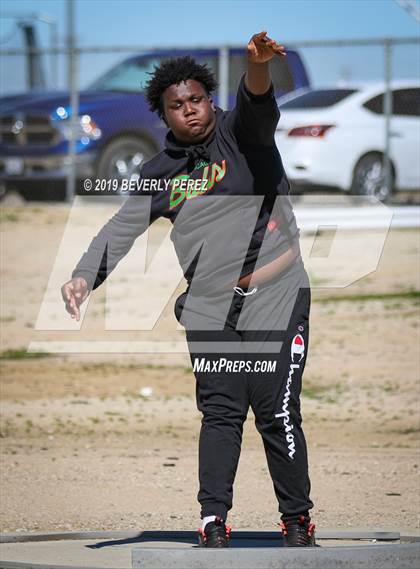 Thumbnail 3 in Highland vs Littlerock vs Eastside (Shot Put) photogallery.
