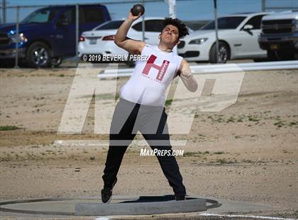 Thumbnail 1 in Highland vs Littlerock vs Eastside (Shot Put) photogallery.