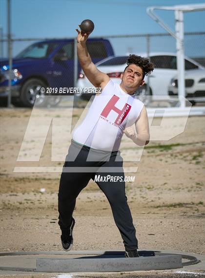 Thumbnail 3 in Highland vs Littlerock vs Eastside (Shot Put) photogallery.