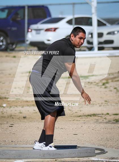 Thumbnail 1 in Highland vs Littlerock vs Eastside (Shot Put) photogallery.