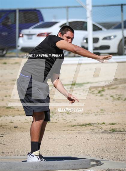 Thumbnail 1 in Highland vs Littlerock vs Eastside (Shot Put) photogallery.