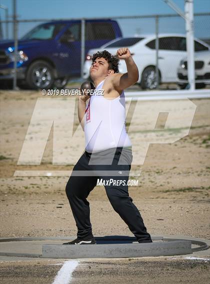 Thumbnail 1 in Highland vs Littlerock vs Eastside (Shot Put) photogallery.