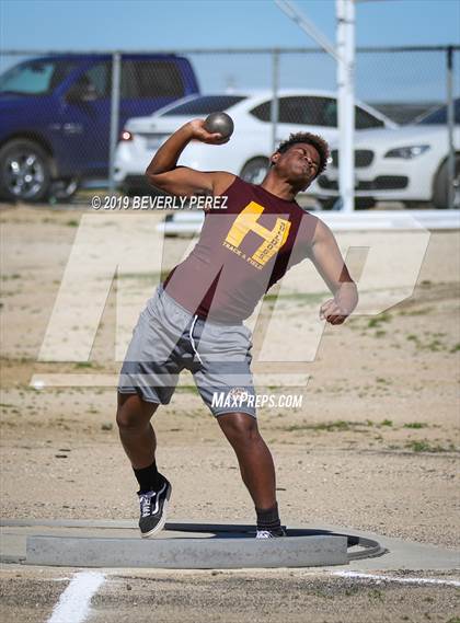 Thumbnail 3 in Highland vs Littlerock vs Eastside (Shot Put) photogallery.