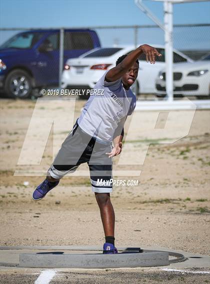 Thumbnail 2 in Highland vs Littlerock vs Eastside (Shot Put) photogallery.
