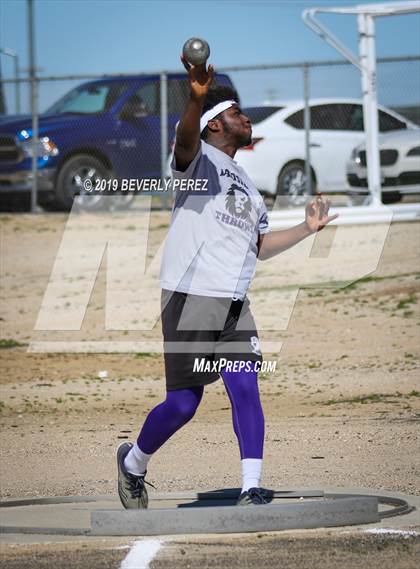 Thumbnail 3 in Highland vs Littlerock vs Eastside (Shot Put) photogallery.
