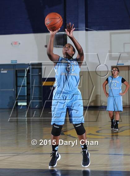 Thumbnail 3 in George Washington Prep vs. Montclair (Gary Houston Invitational) photogallery.