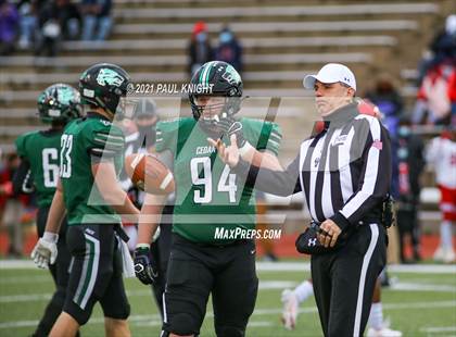Thumbnail 2 in Manvel @ Cedar Park (UIL 5A D1 Quarterfinal Playoff) photogallery.