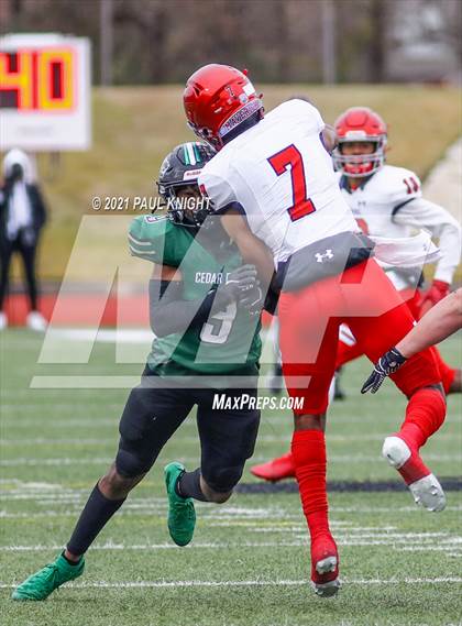 Thumbnail 3 in Manvel @ Cedar Park (UIL 5A D1 Quarterfinal Playoff) photogallery.