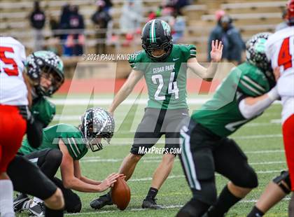 Thumbnail 2 in Manvel @ Cedar Park (UIL 5A D1 Quarterfinal Playoff) photogallery.